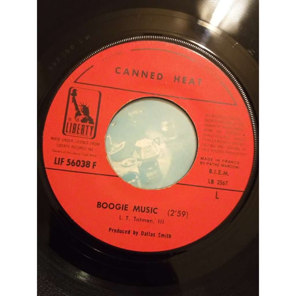 On the road again / boogie music de Canned Heat, SP chez lamjalil Ref