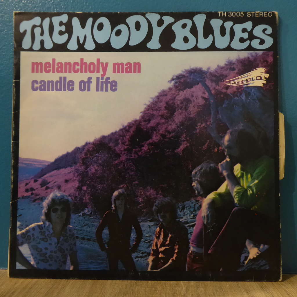 Melancholy man + candle of life de Moody Blues, SP chez loka7 Ref
