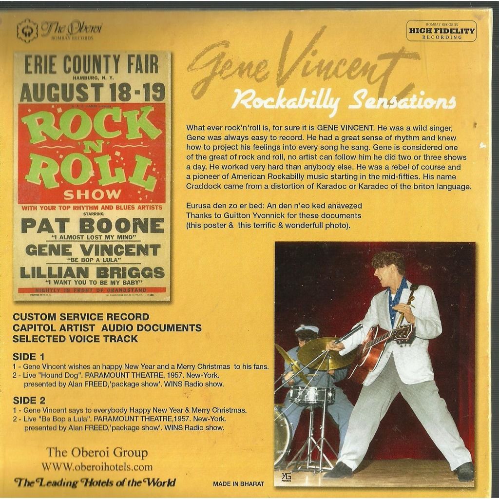  gene vincent  -  on stage part 1 