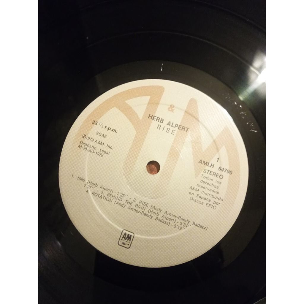 Rise de Herb Alpert, 33T chez lamjalil Ref119788740