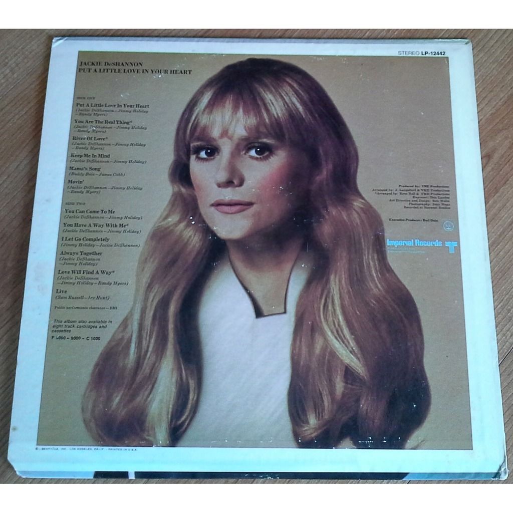 Put a little love in your heart de Jackie De Shannon, 33T chez nadm71