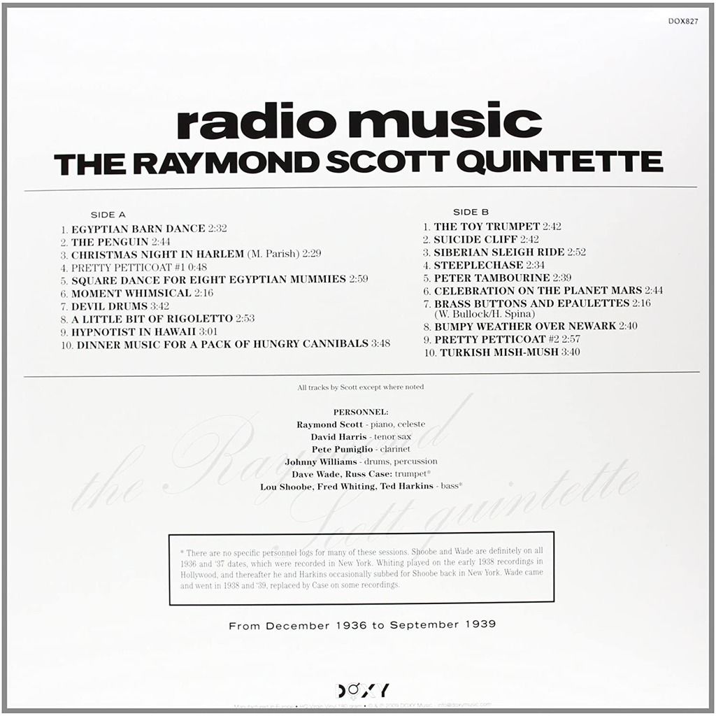  Raymond Scott Quintet  -  radio music 