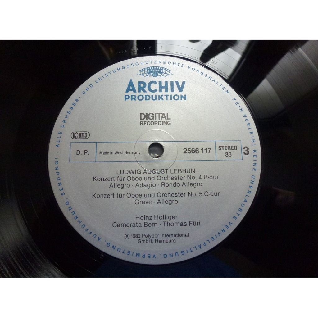 Ludwig august lebrun the oboe concertos ( double lp 12 stéréo