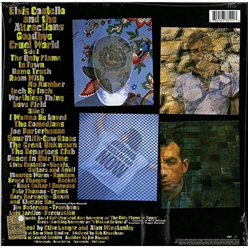  Elvis Costello & The Attractions  -  goodbye cruel world (lp) 