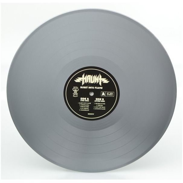  Haunt  -  burst into flame (lp) ltd edit silver vinyl & 500 copies -usa 
