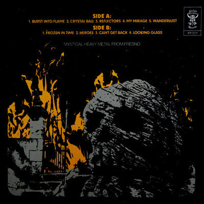  Haunt  -  burst into flame (lp) ltd edit silver vinyl & 500 copies -usa 