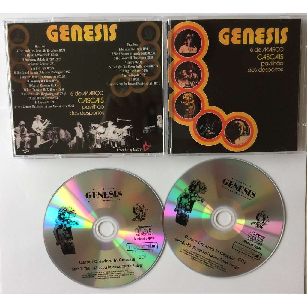 Carpet crawlers in cascais by Genesis, CD with galaxysounds Ref