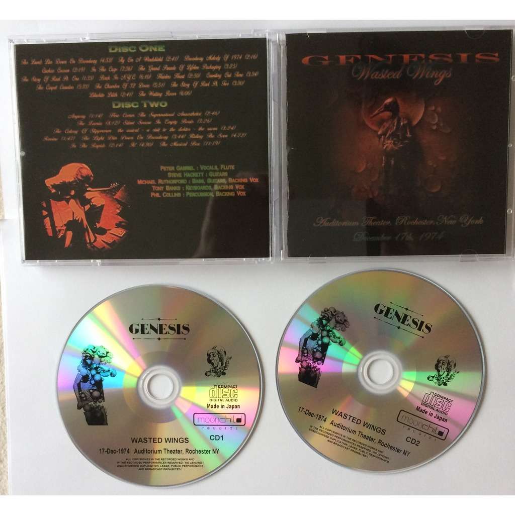 Rochester 1974 by Genesis, CD with galaxysounds Ref1518066116