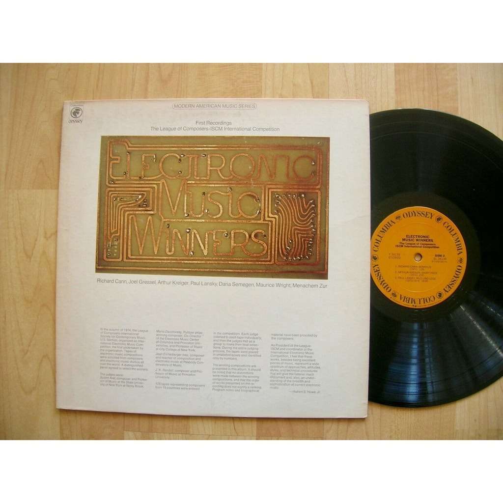 Electronic music winners de Paul Lansky Arthur Kreiger Daria Semegen M