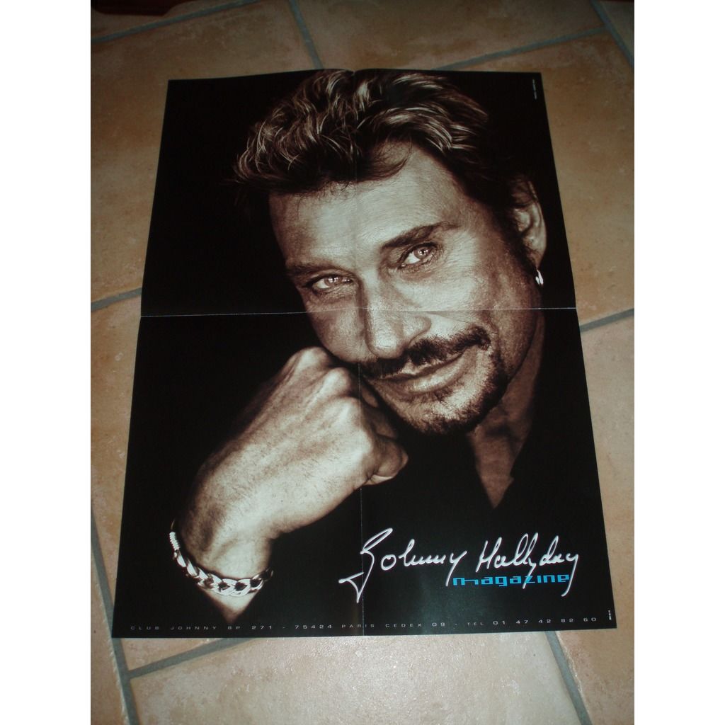 Magazine fan club de johnny hallyday n° 5 de 1999 avec son poster