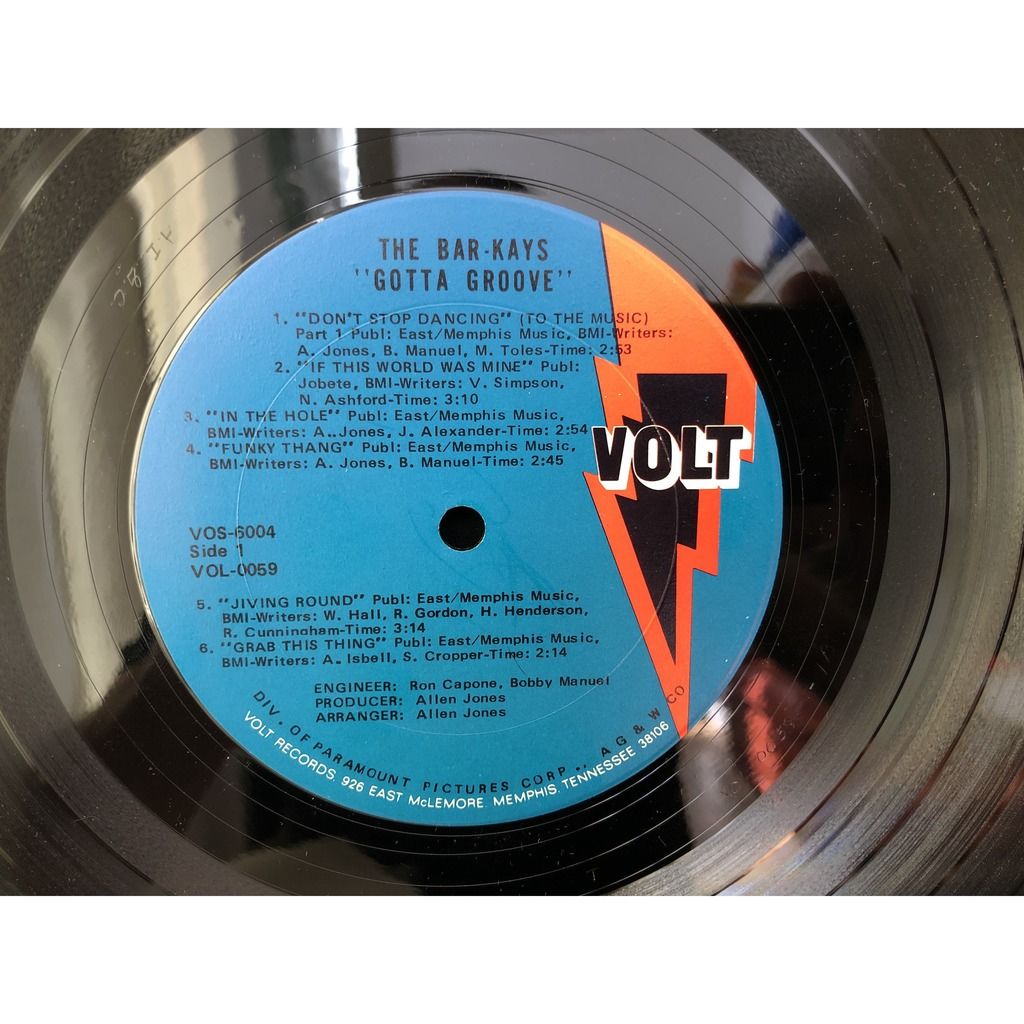 Gotta groove de BarKays, 33T chez sunmusic Ref119901627