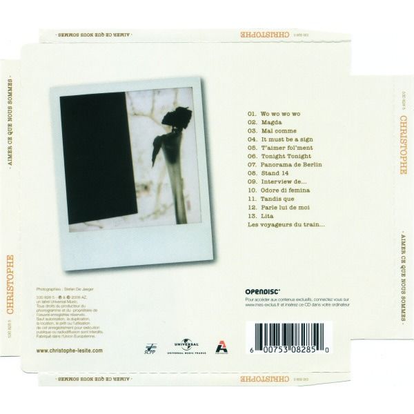 Aimer ce que nous sommes de Christophe, CD chez minkocitron Ref119904422