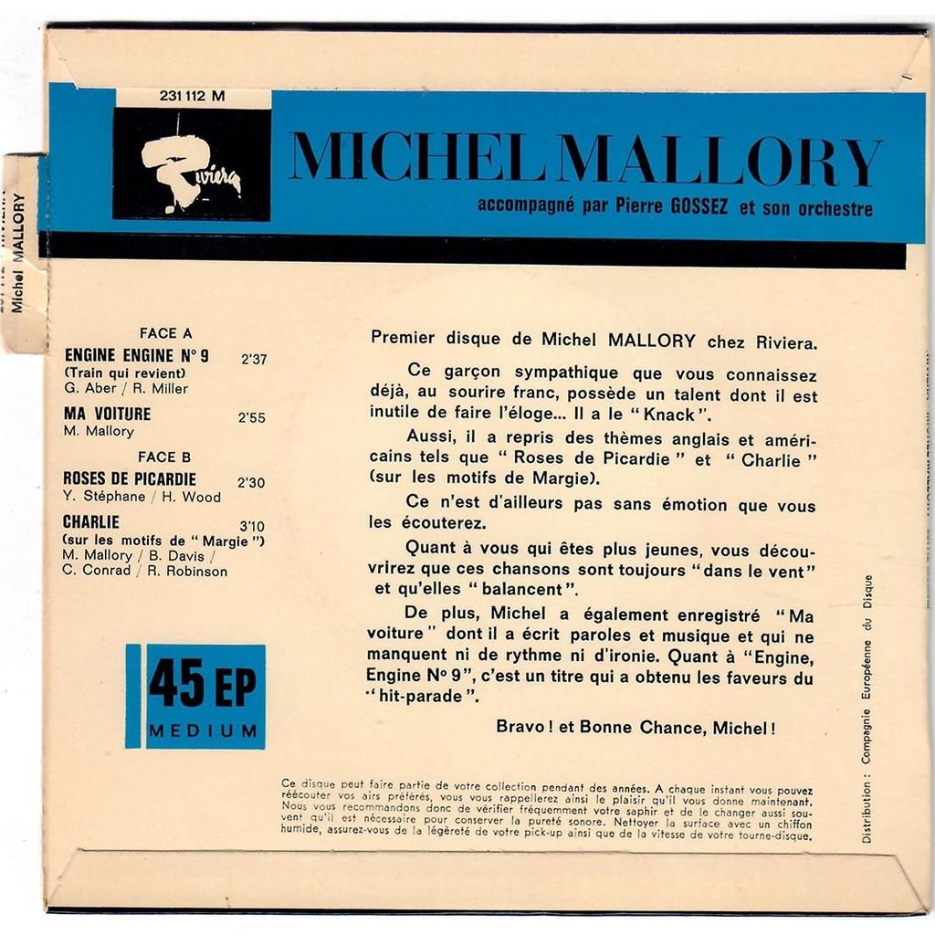  MICHEL MALLORY  -  engine engine n°9 