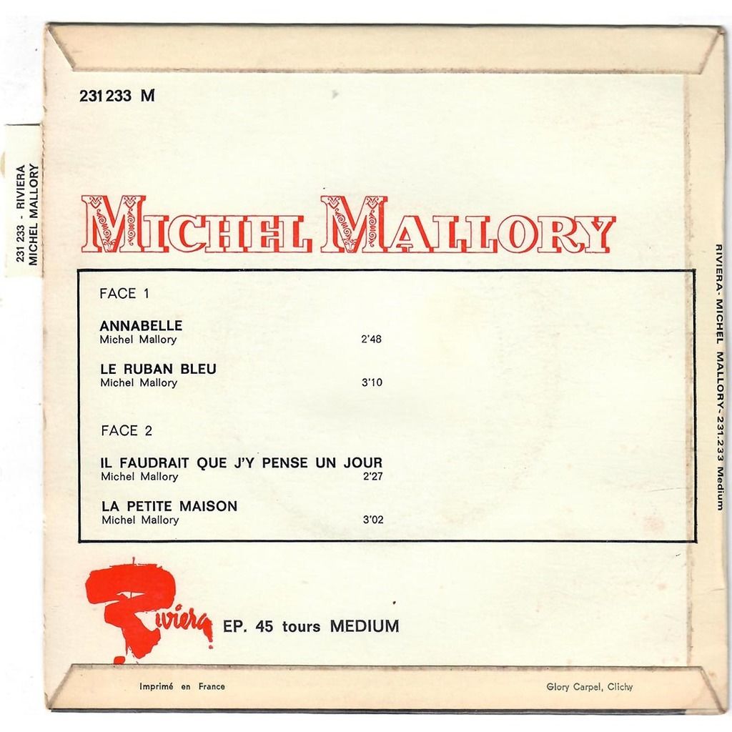  MICHEL MALLORY  -  annabelle 