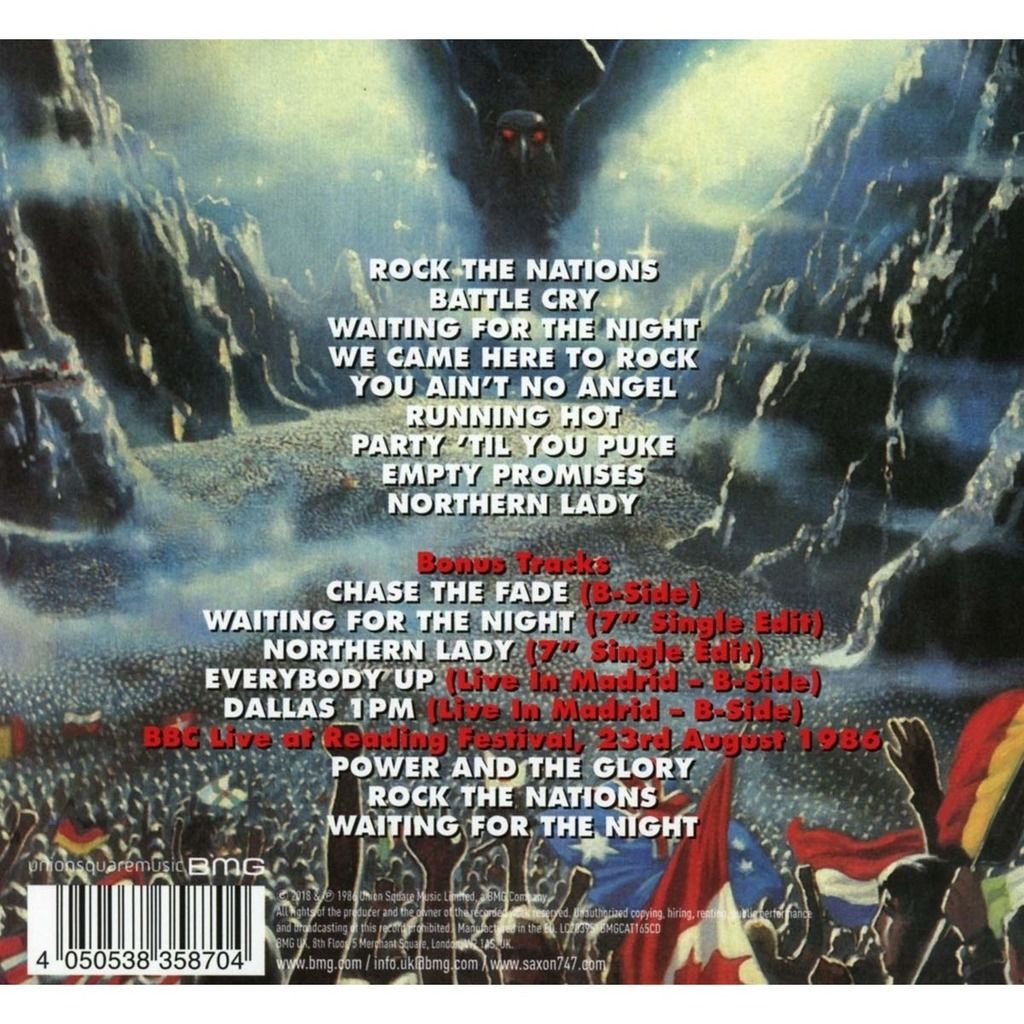  Saxon  -  rock the nations (cd) ltd edit digibook -e.u 