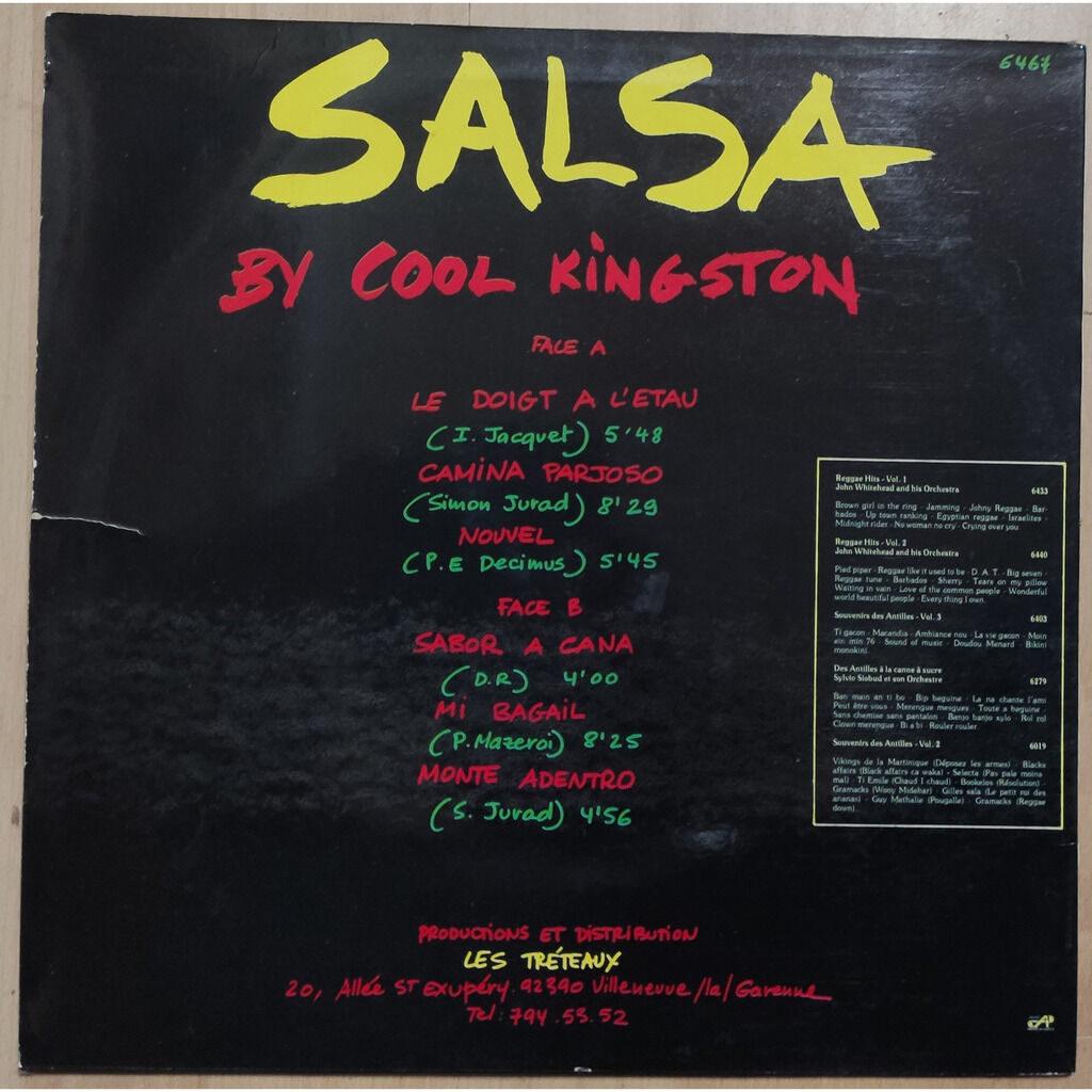 Salsa de Cool Kingston, 33T chez dipiz Ref119925493