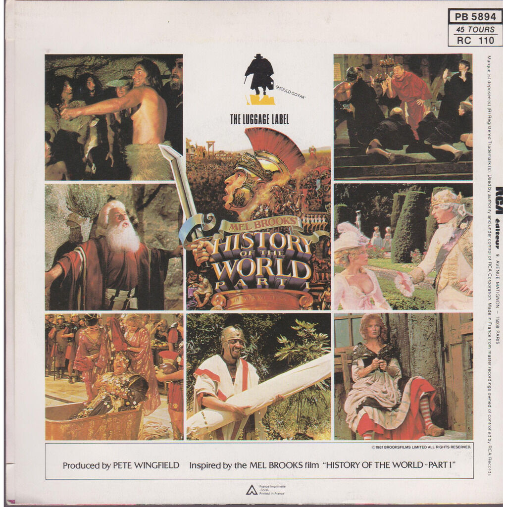 It's good to be the king rap part 1 & 2 by Mel Brooks, SP with prenaud