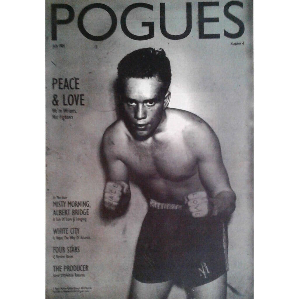 Pogues Peace & Love (UK 1989 promo type advert 'album release' poster!)