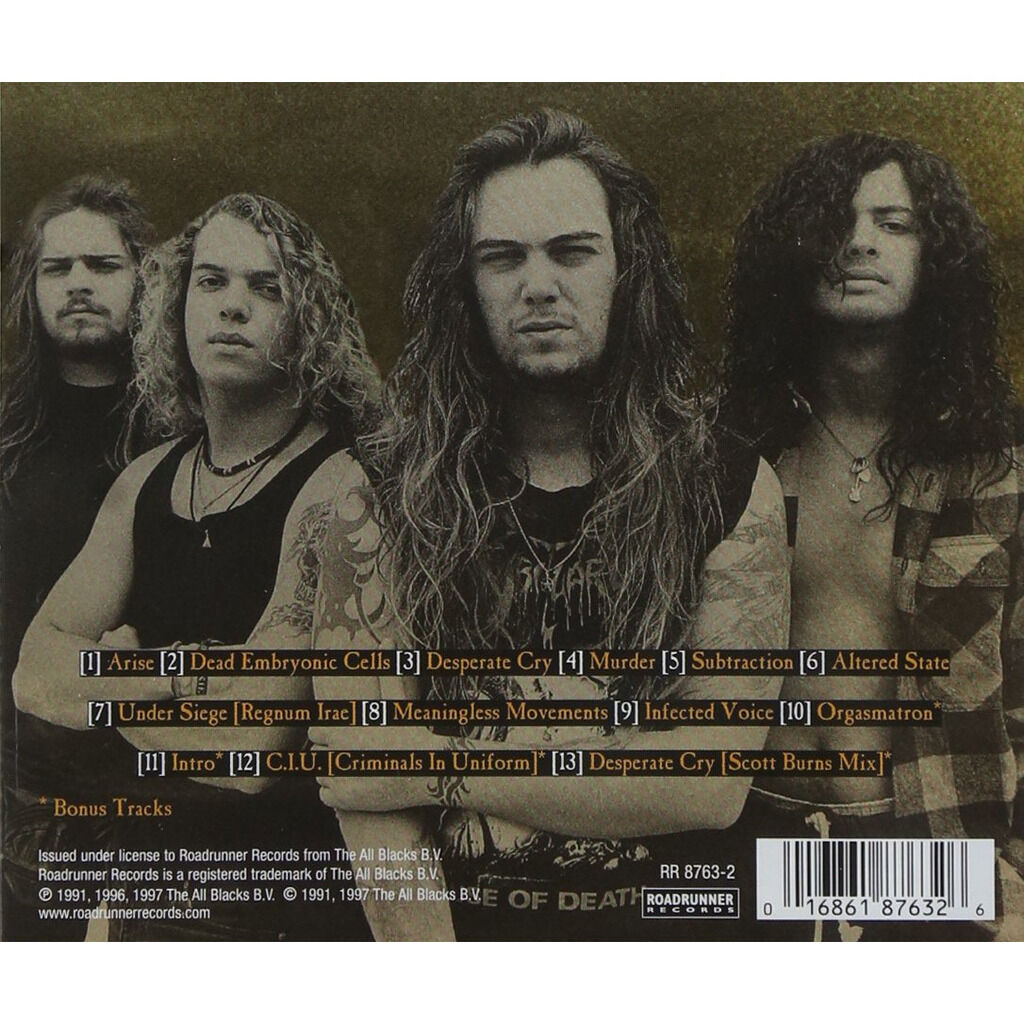  Sepultura  -  arise (cd) 