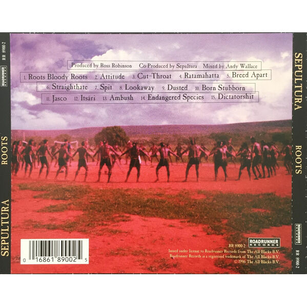  Sepultura  -  roots (cd) 