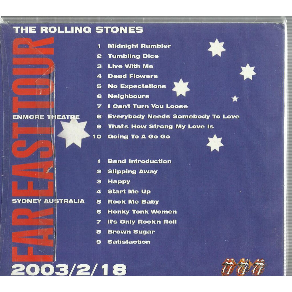  the rolling stones  -  far east tour sydney 2003 