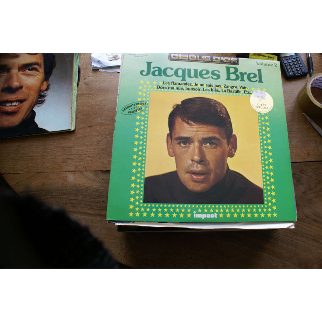 jacques brel disque d'or jacques brel volume 2, les flamandes,