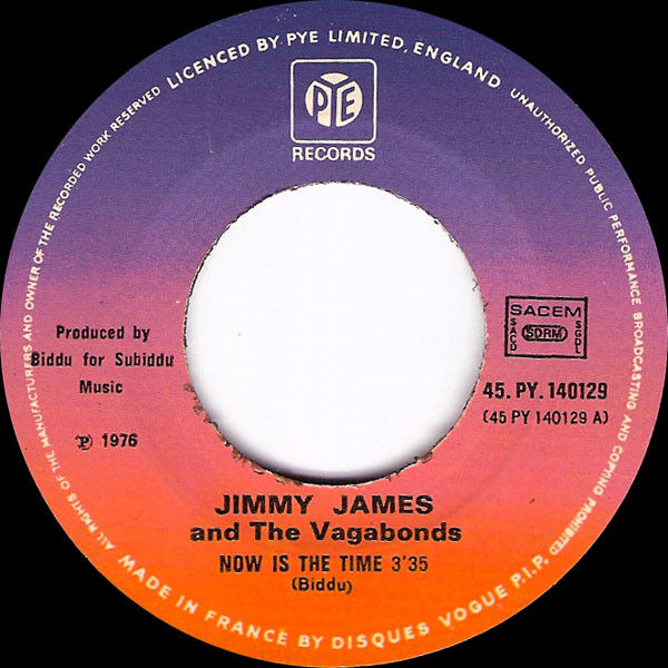 Now is the time / want you so much by Jimmy James & The Vagabonds, SP ...