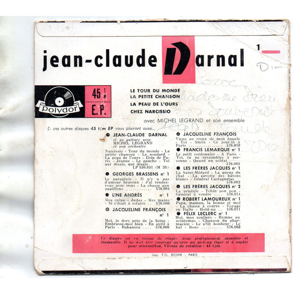 le tour du monde jean claude darnal