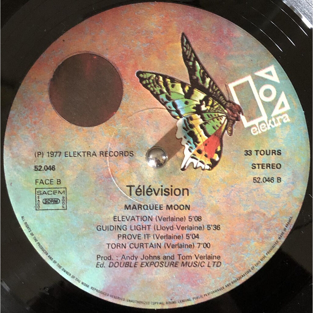 Television Marquee Moon Japanese Promo vinyl LP album (LP record) (363480)