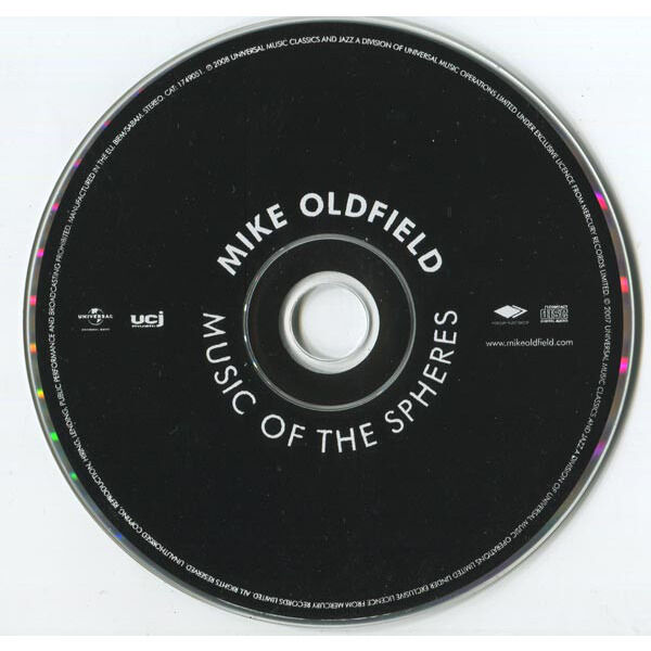 Mike Oldfield music of the spheres