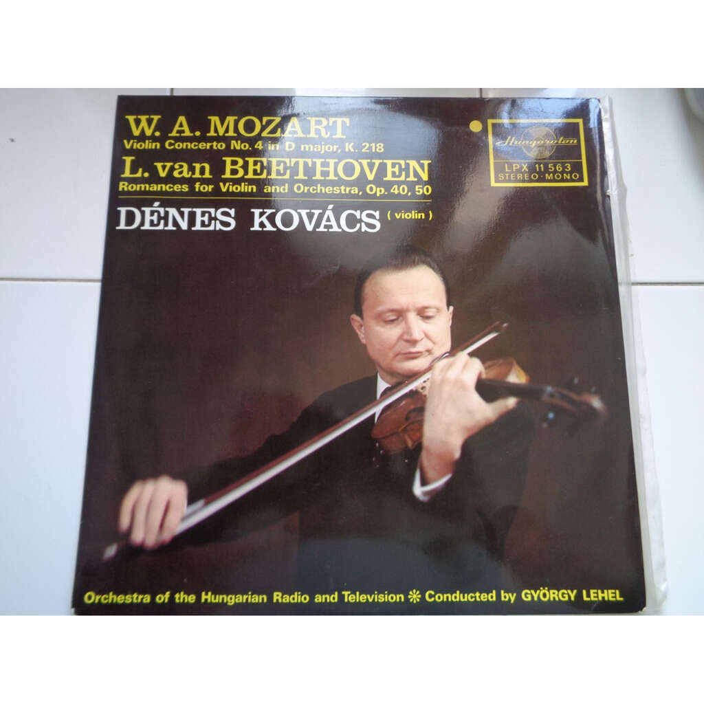 Mozart violin concerto kv 218 beethoven romance op. 40 & 50
