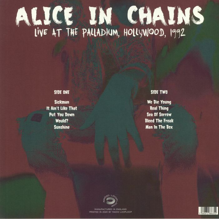  Alice In Chains  -  live at the palladium hollywood 1992 