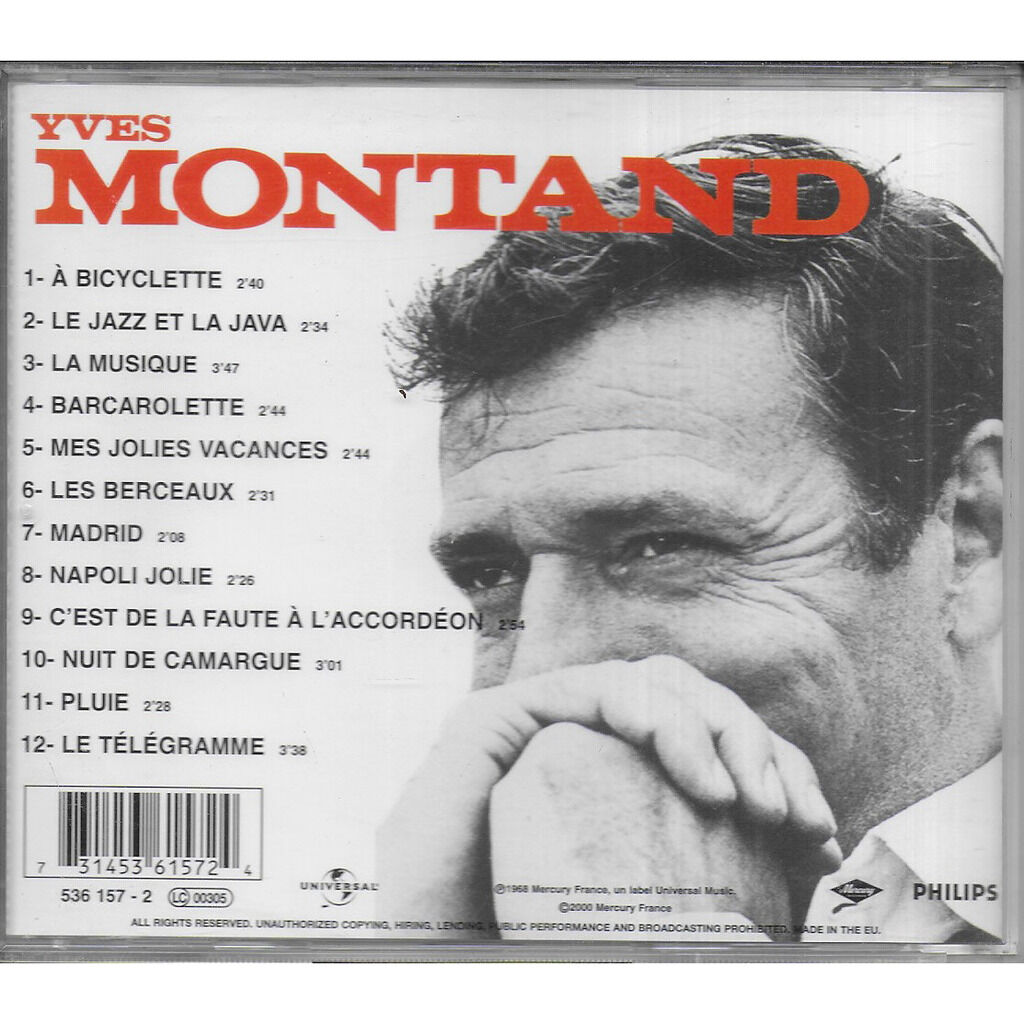 a bicyclette montand instrumental