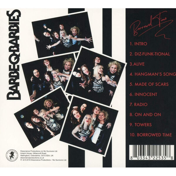  Barbe-Q-Barbies  -  borrowed time (cd) 