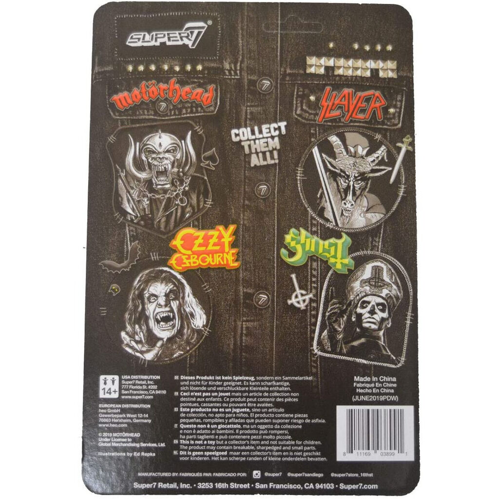  Motörhead  -  reaction figure - warpig (glow in the dark) 