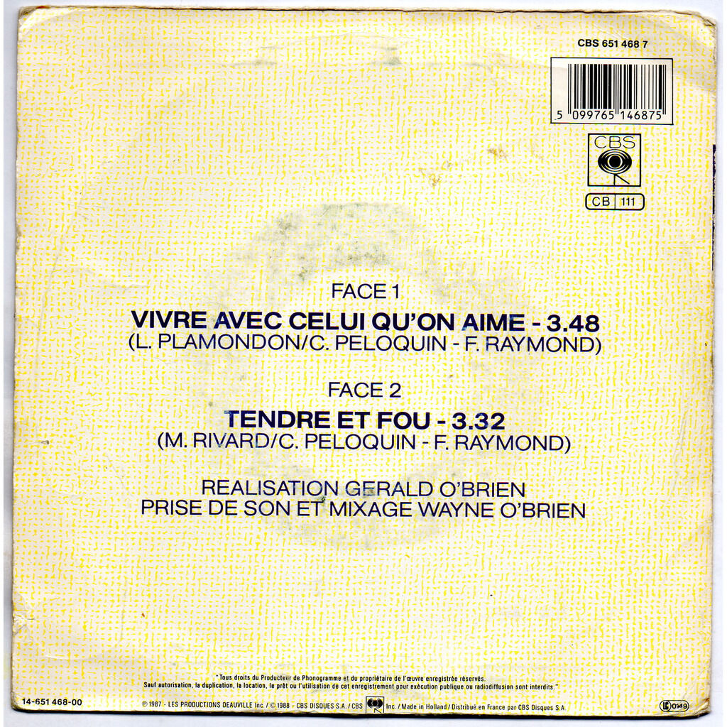 Vivre avec celui qu'on aime de