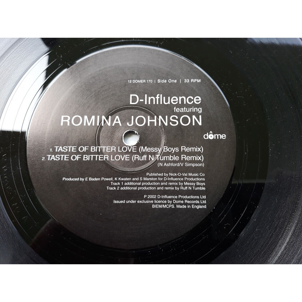 D'Influence Featuring Romina Johnson Taste Of Bitter Love