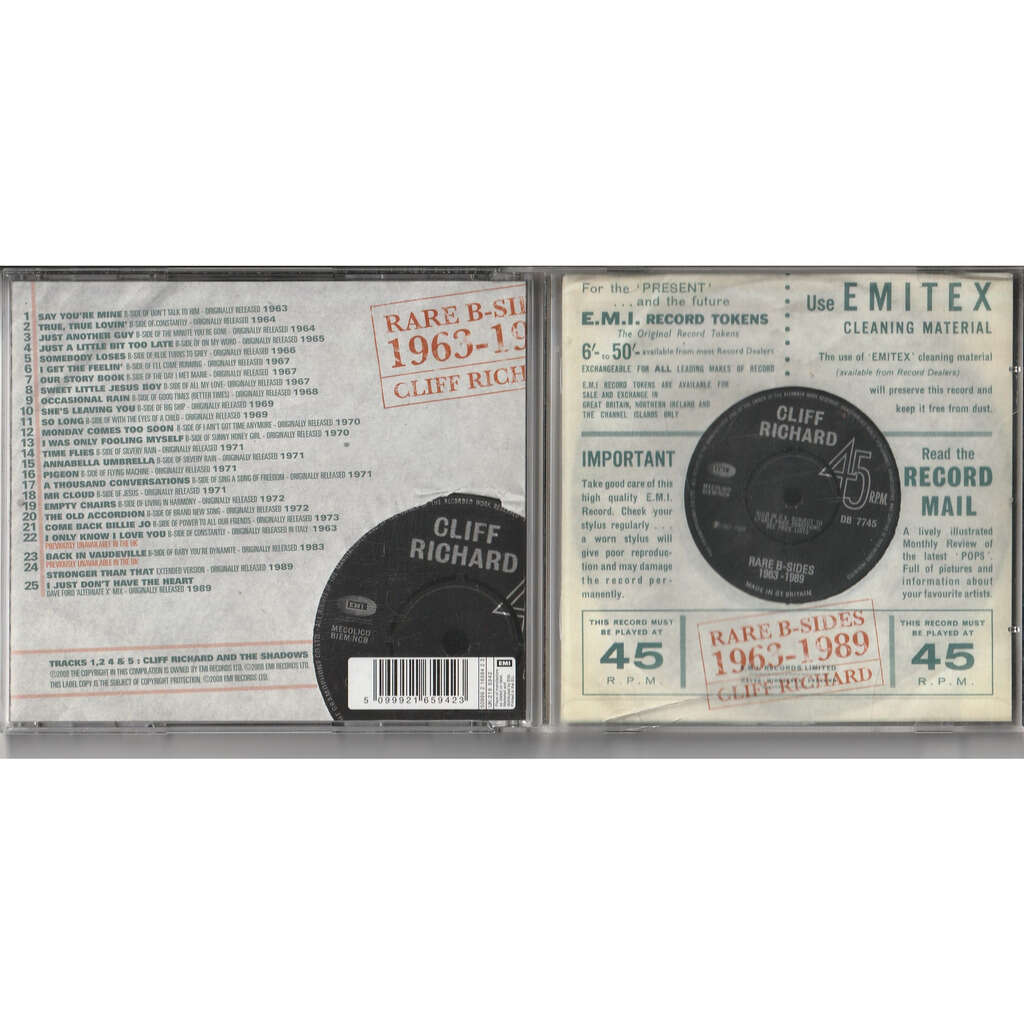  rare b-sides 1963 1989 