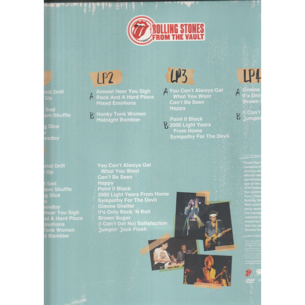  the rolling stones  -  tokyo dome 4lps+dvd 