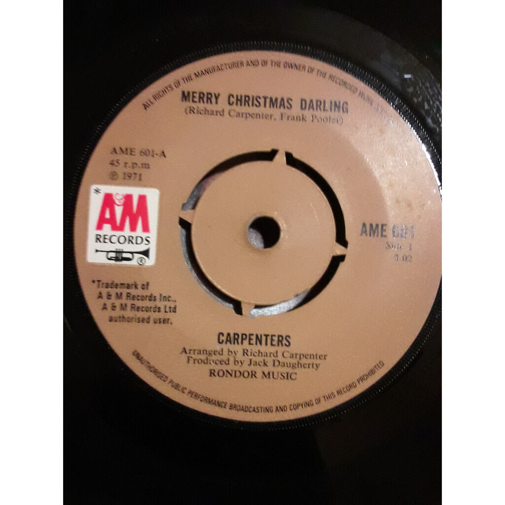 Merry christmas darling de Carpenters, EP chez lamjalil Ref120076564 Merry Christmas Darling Carpenters
