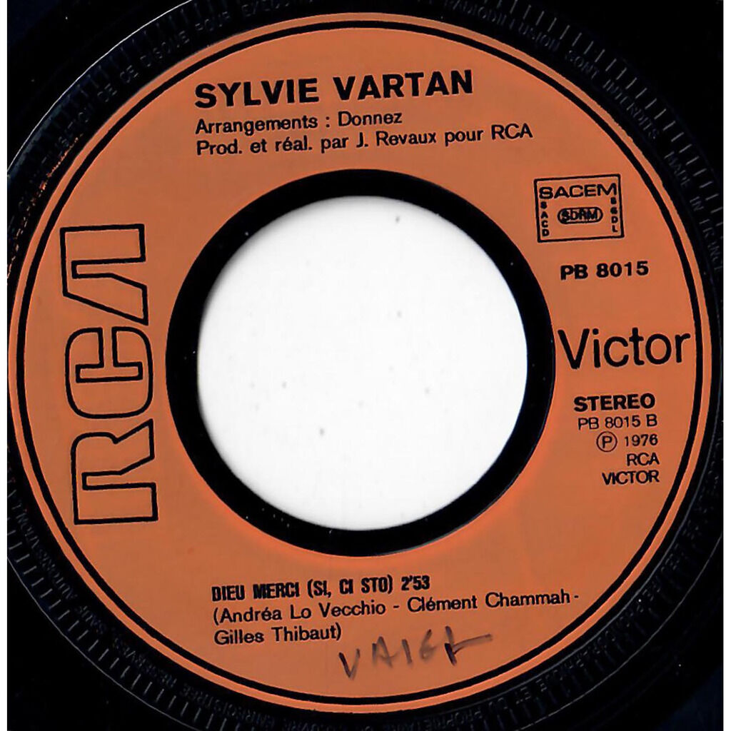  Sylvie Vartan  -  le temps du swing (house of swing) / dieu merci (si, ci sto) 