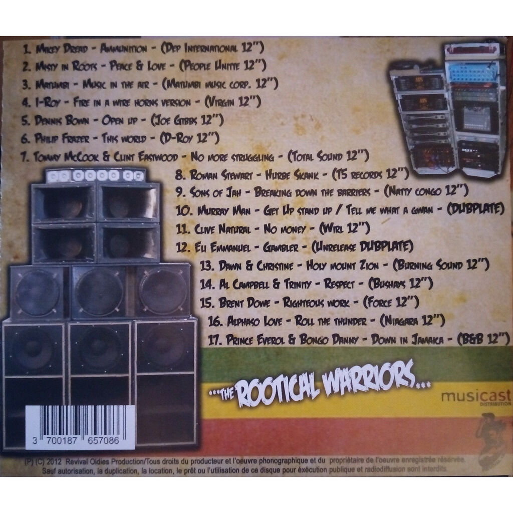 The rootical warriors de Blackboard Jungle, CD chez cipaux76 Ref