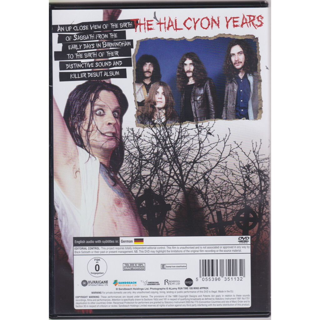 The halcyon years de Black Sabbath, DVD con kroun2 Ref120108574