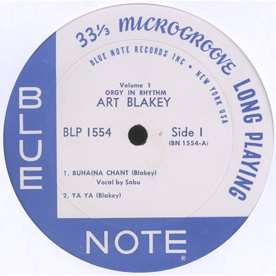  Art Blakey  -  orgy in rhythm, volume one 