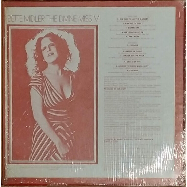 Bette MIDLER The Divine Miss M (quadradisc)