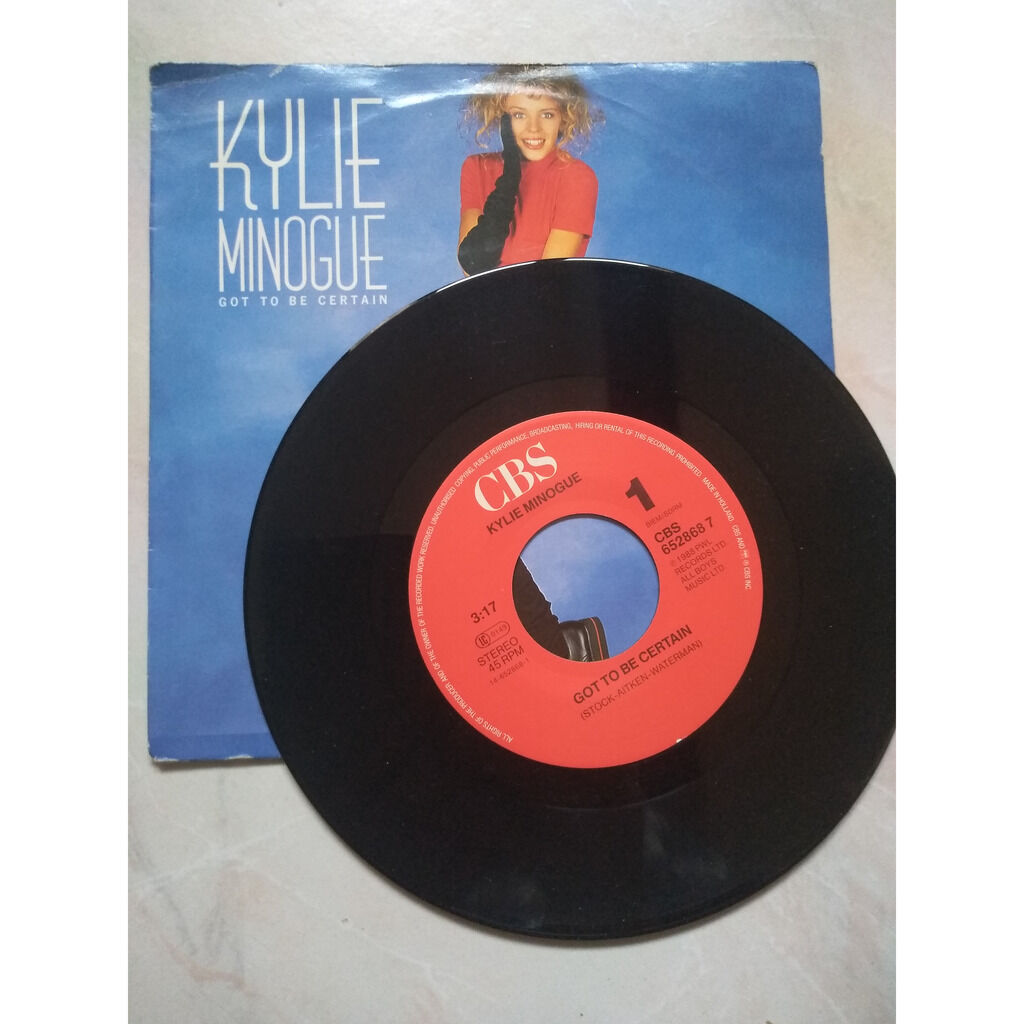 Got to be certain de Kylie Minogue, 45 RPM (SP 2 títulos) con brando51