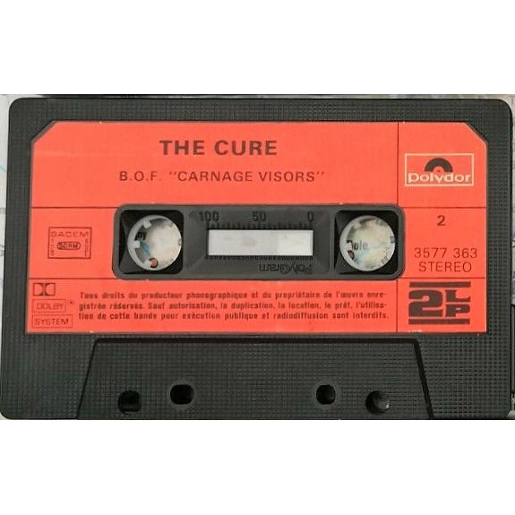 Faith / 'carnage visors' (french 1984 2nd issue cassette album on red