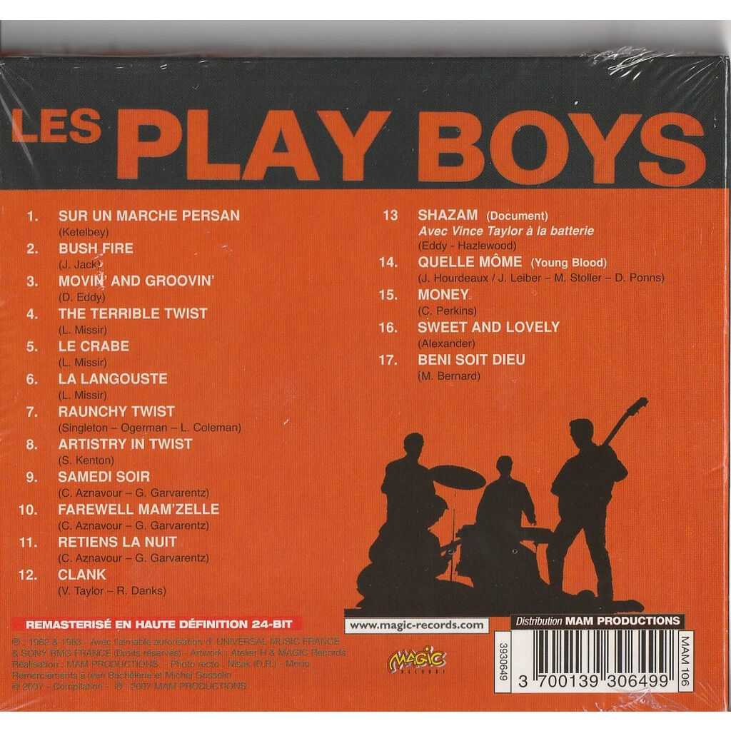  les playboys vince taylor  -  cd magic 