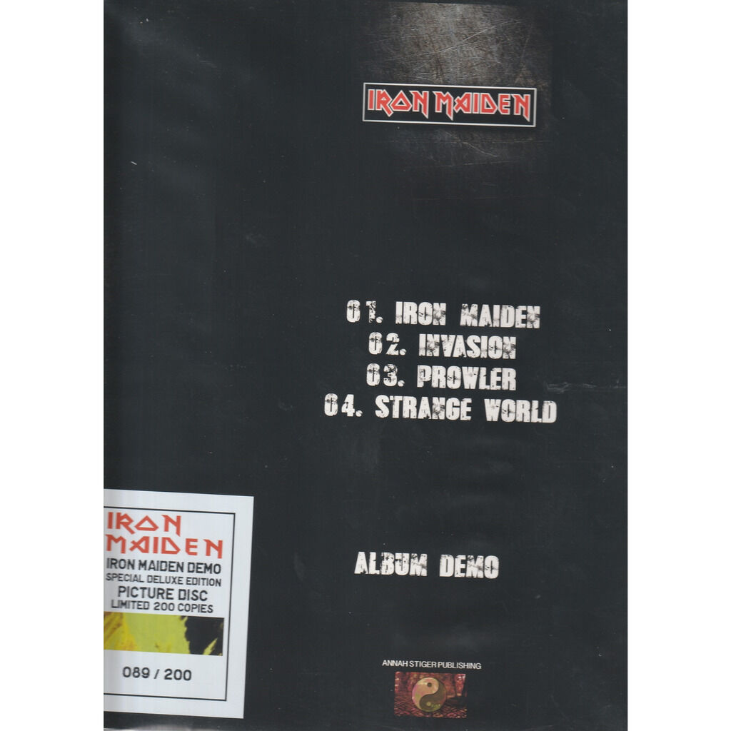  iron maiden  -  demo picturedisc 