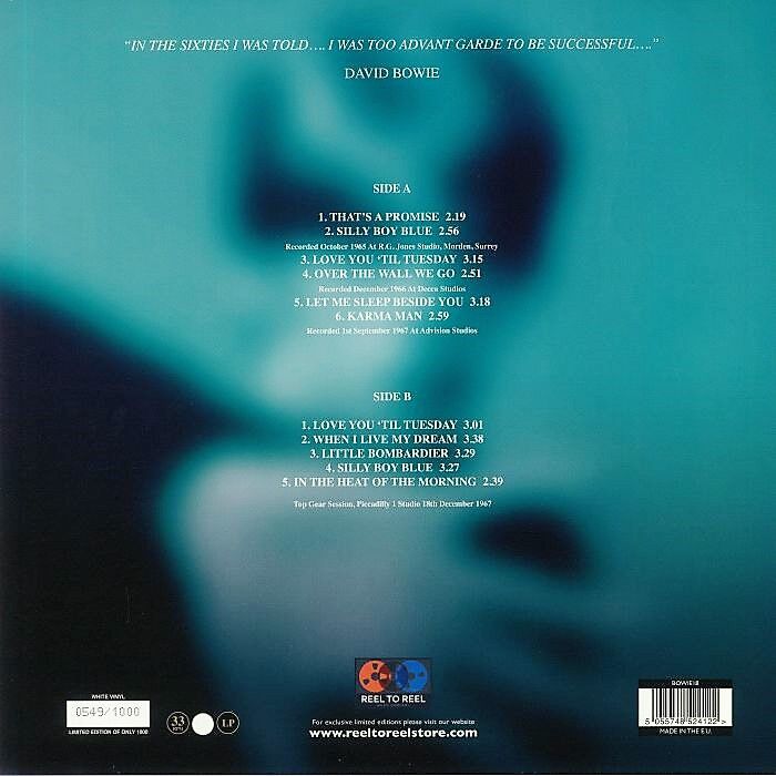  David Bowie  -  in the beginning 